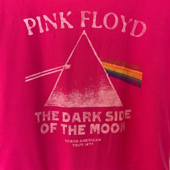 BNWOT Pink Floyd Dark Side of the Moon Pink Bodysuit Size LARGE - Picture 2 of 7